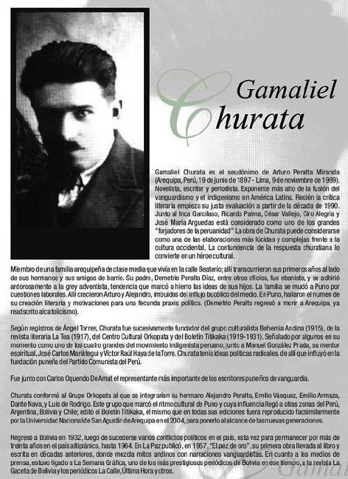 gamaliel churata, arturo pablo peralta miranda